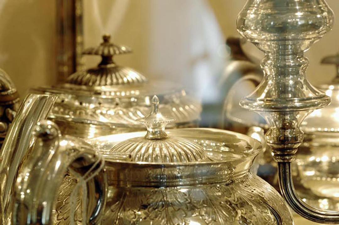 Antique silverware selected by Bruna Guglielmi